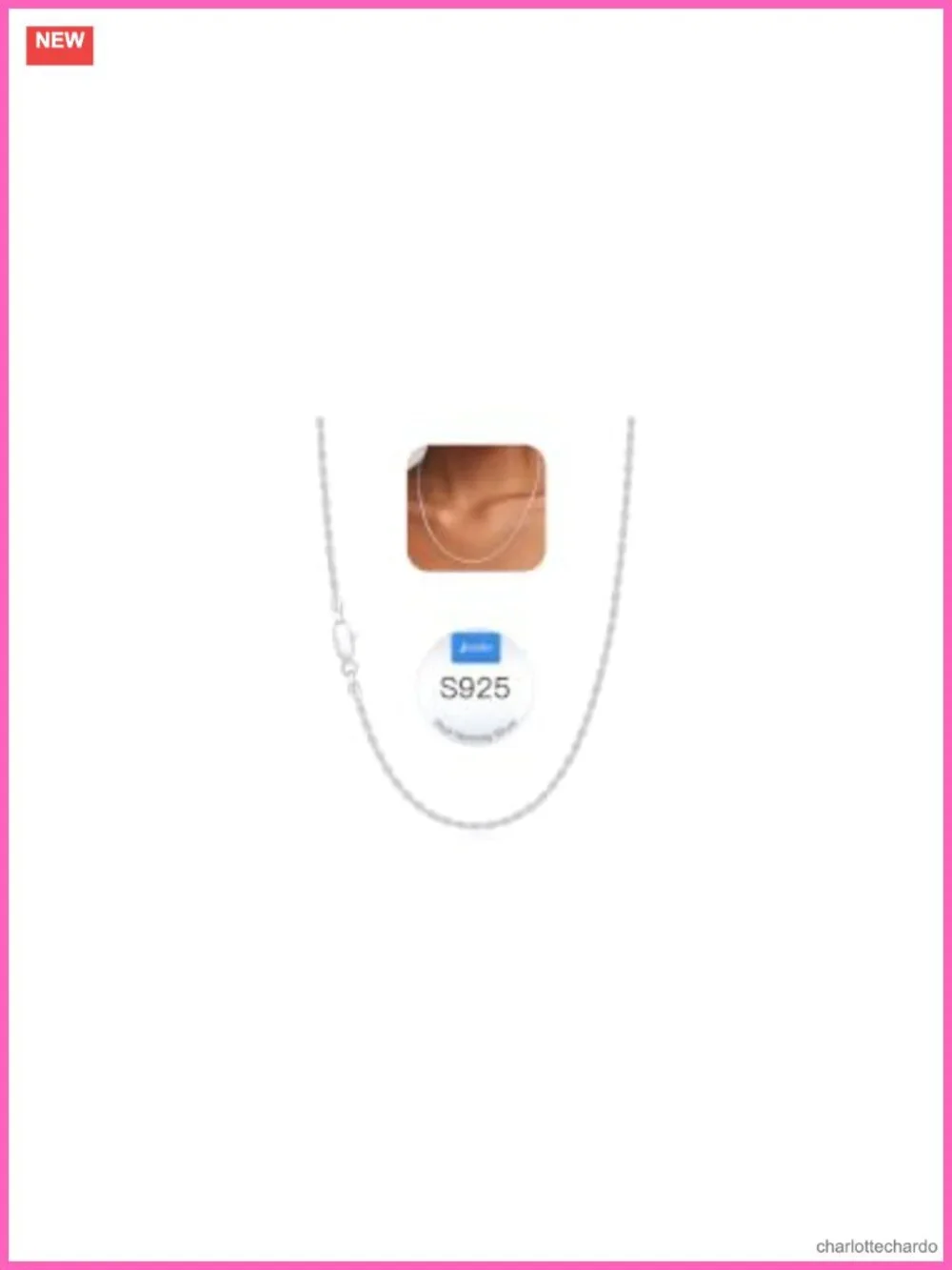 2mm 925 Sterling Silver Rope Chain Necklace, 14K Gold Plated, 16-26 Inch,